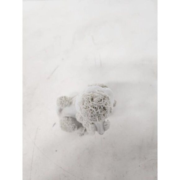 VTG 1950s Ceramic White Spaghetti Poodle Dog Figurine Japanese Rare Mid Century - Picture 2 of 10